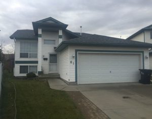 edmonton roofing contractor - residential house project